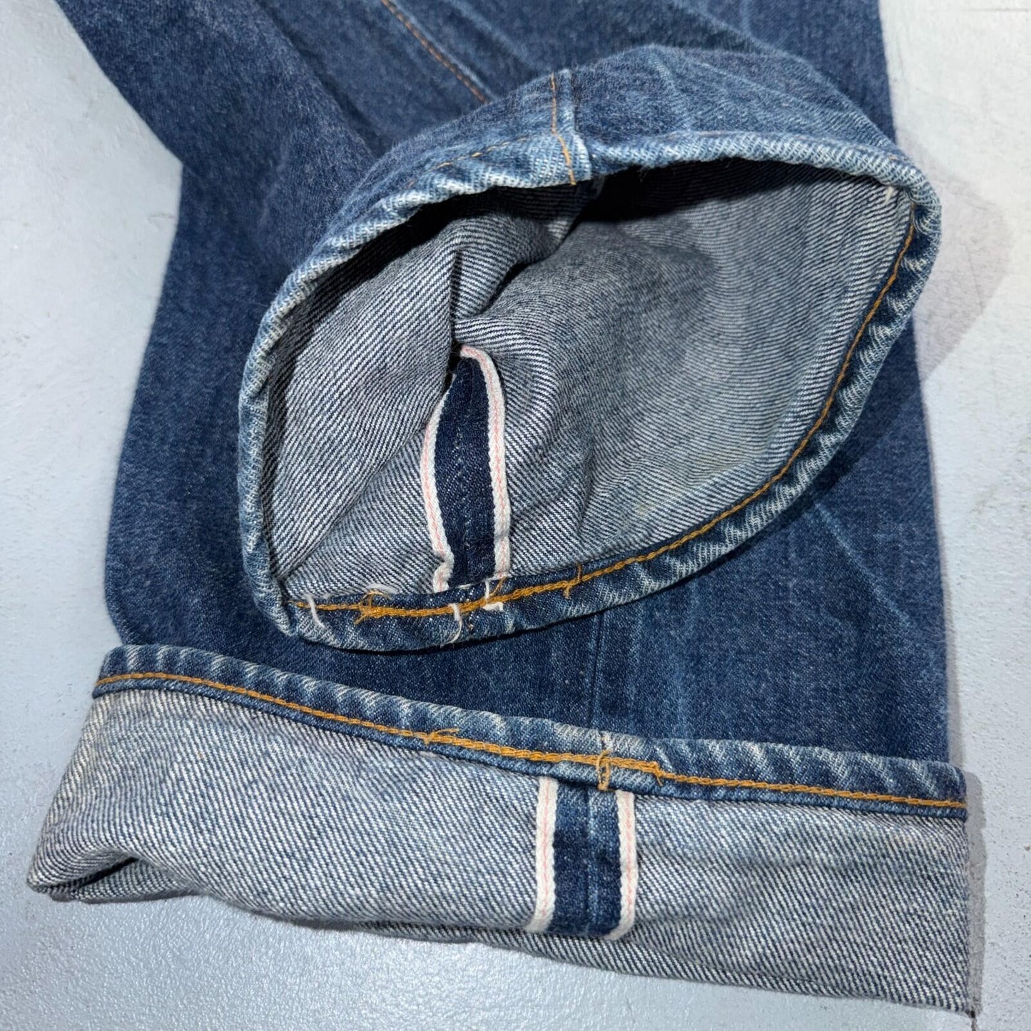 Levis 501 Vintage 80s Redline Selvedge USA XX Jeans Dark Wash 34x38 Act 31x34