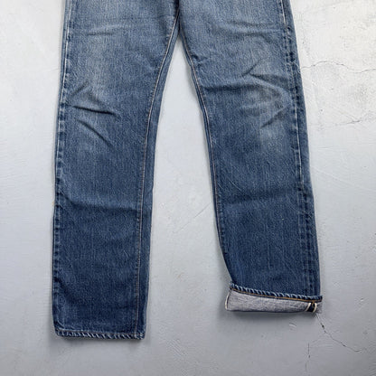 Levis 501 Vintage 70s SS Redline Selvedge USA Jeans Med Wash 30x34 Act 28x30