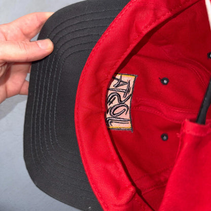 Josta Coca Cola Red Baseball Hat Strapback USA Rare Vintage Trucker
