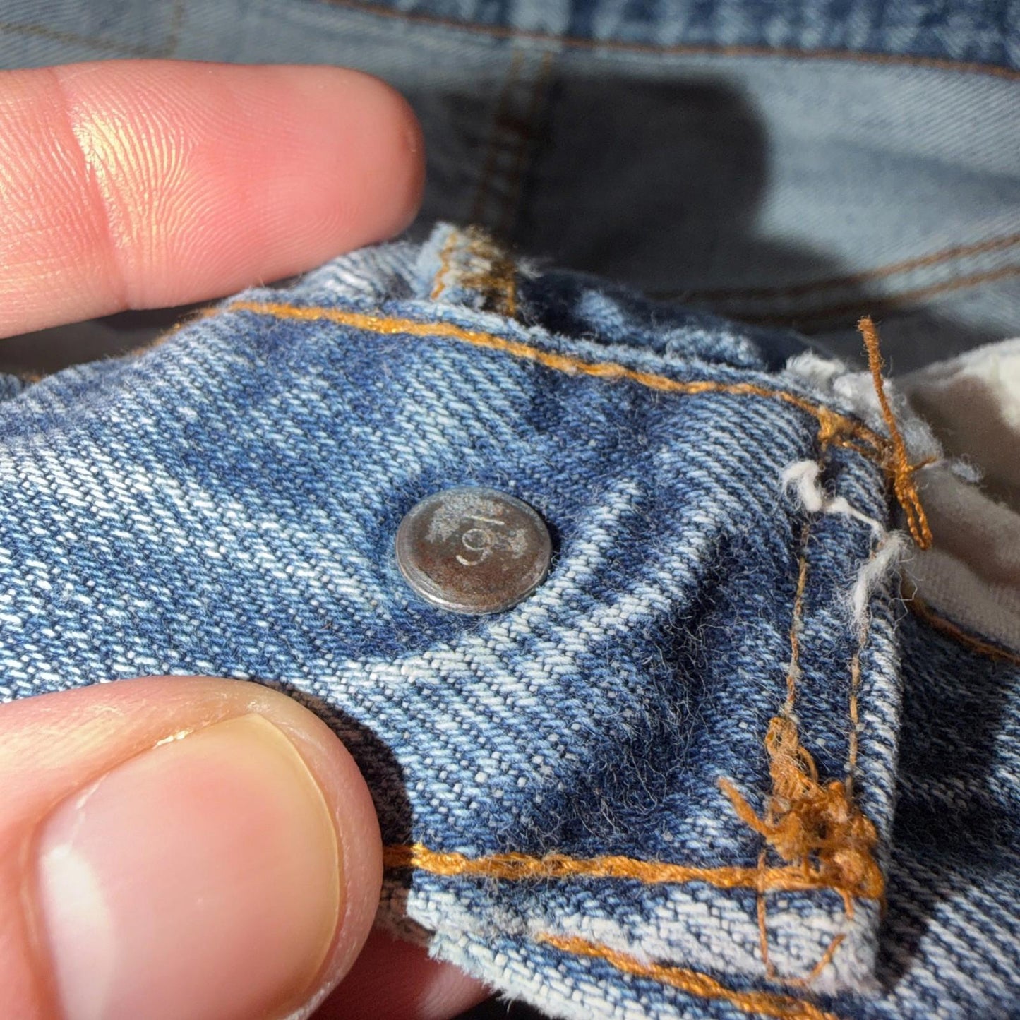 Levis 501 Vintage 80s Redline Selvedge USA XX Jeans Light Wash 31x36 Act 28x30