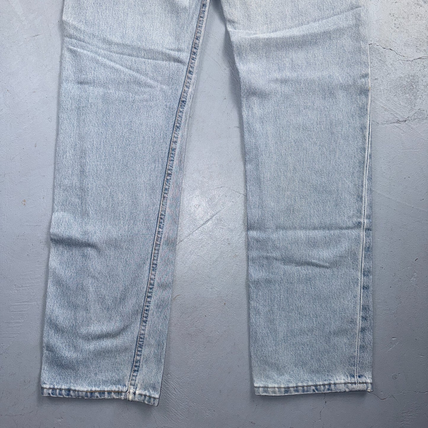 Levis 501 Vintage 90s USA XX Straight Leg Jeans Blue Light Wash 30x34 Act 29x32