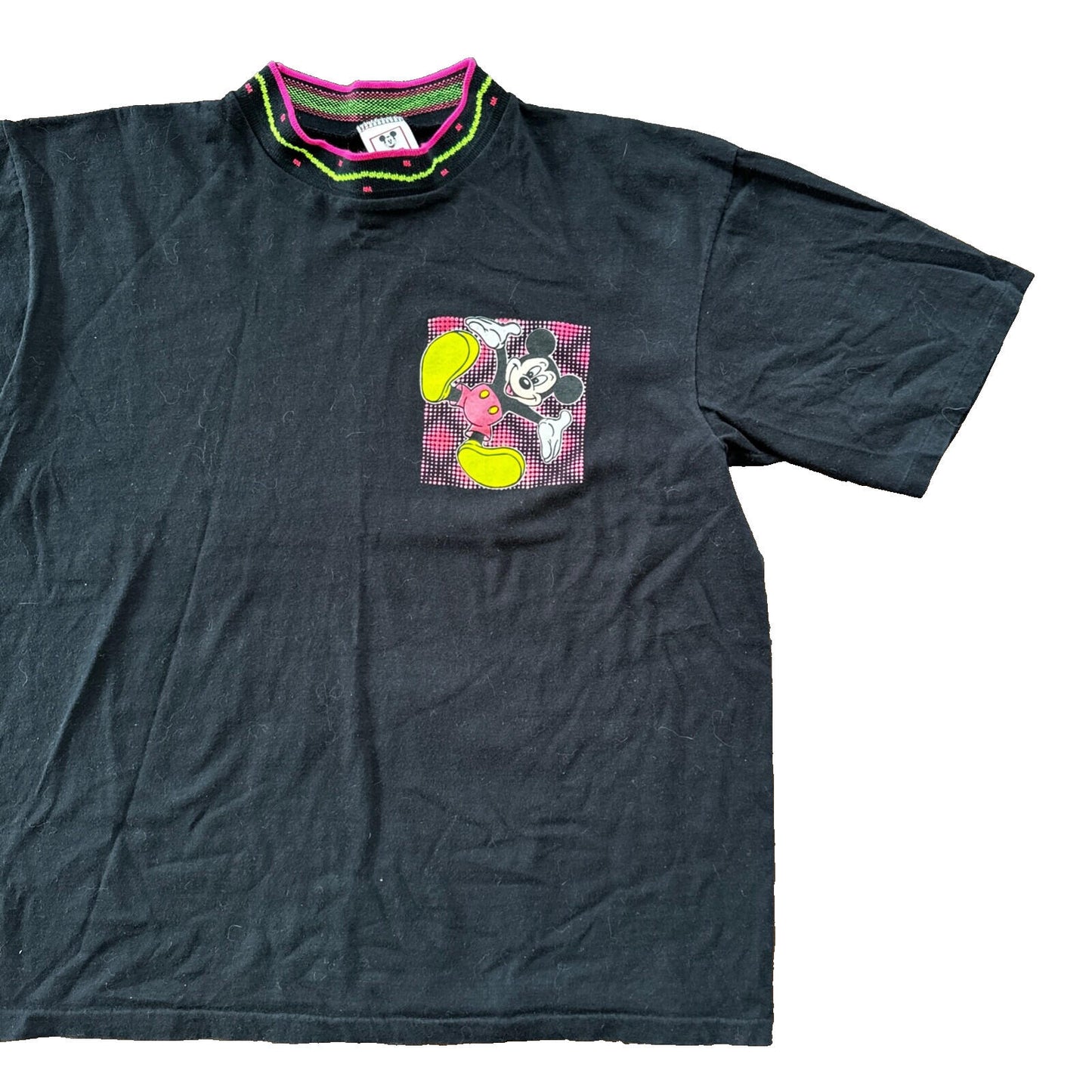 Mickey Mouse Disney USA 90s Single Stitch Vintage T Shirt Cute Funny Land Tee