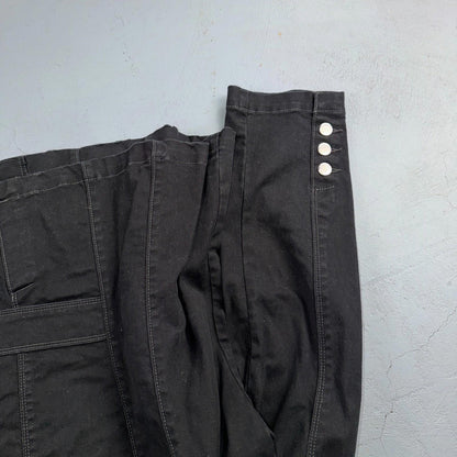 Levis VTG Y2K Silver Tab Denim Jean Jacket Floral Buttons Western Blazer Cowgirl