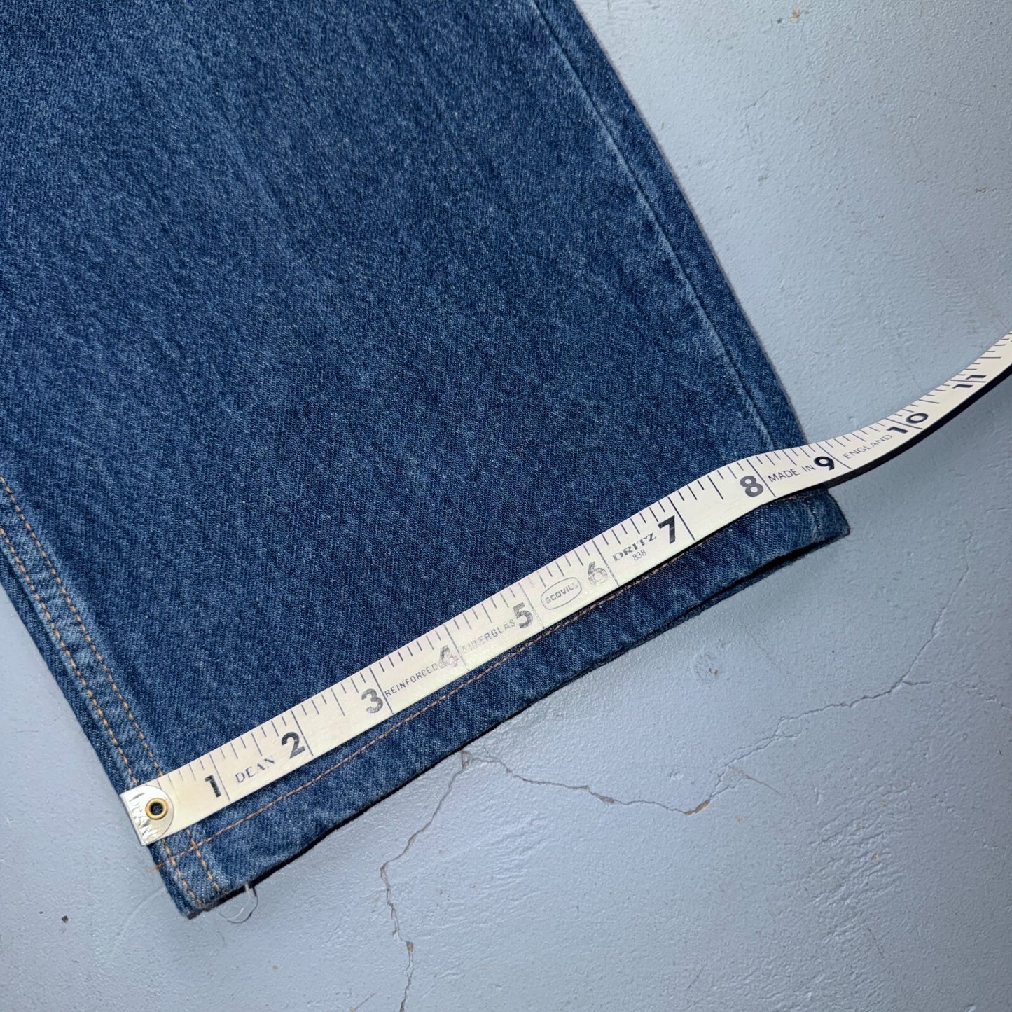 Levis 501 Vintage 90s Y2K XX Straight Leg Jeans Blue Dark Wash 38x32 Act 37x29