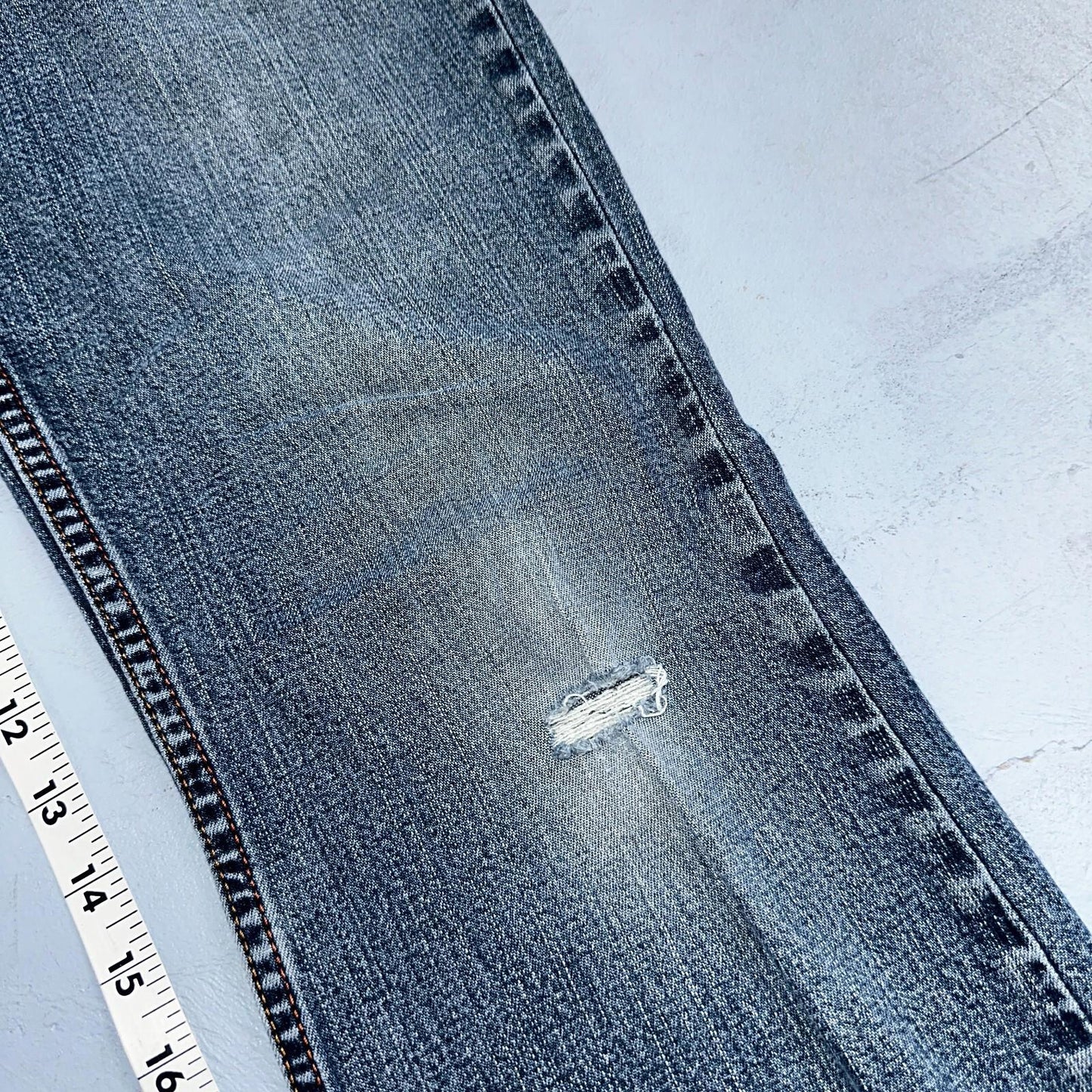 VINTAGE Cruel Girl Jeans Womens 9 Long Regular Low Rise Wide Leg Med Wash Denim
