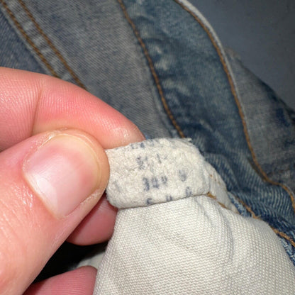 Levis 501 Vintage 70s SS Redline Selvedge USA 66 Jeans Thrashed 31x34 Act 29x30