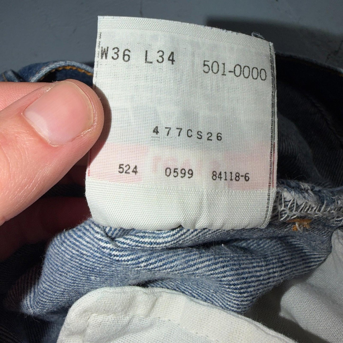Levis 501 Vintage 90s USA XX Straight Leg Jeans Blue Med Wash 36x34 Act 33x30