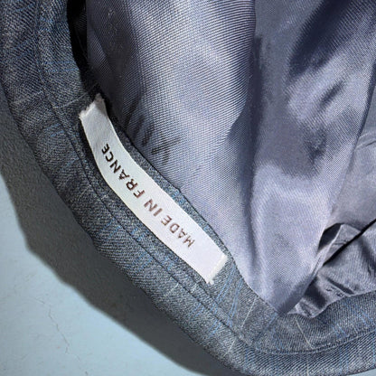 YSL Yves Saint Laurent Vintage Gray Grodin Jacket 38 Blazer Coat France Suit 80s