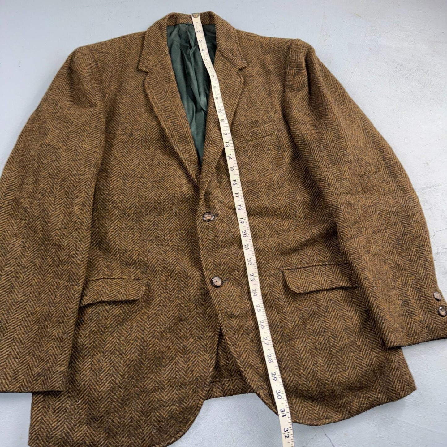 1940s VTG Mens Suit Jacket Sport Coat 40 Rockabilly 40s 50s Union Tweed Brown
