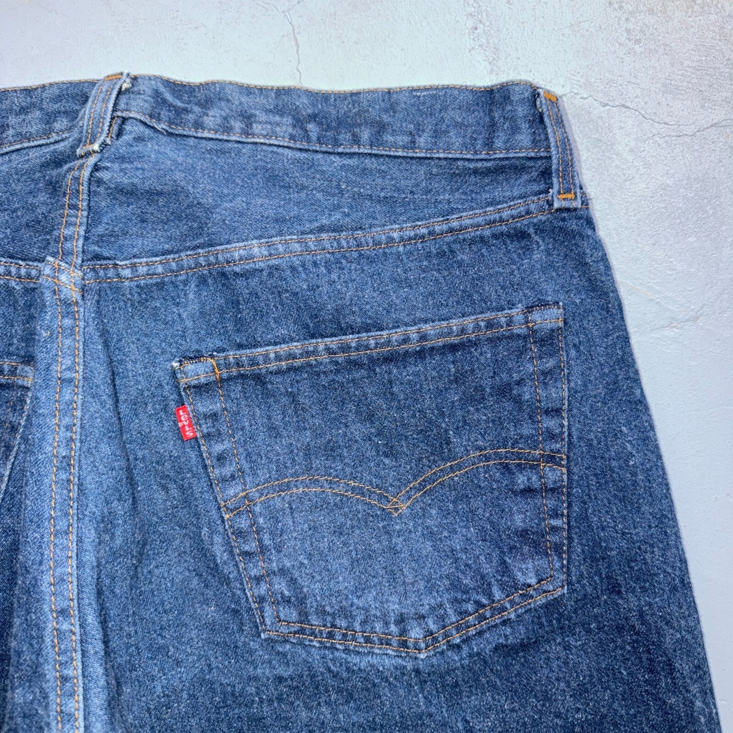 Levis 501 Vintage 80s USA XX Straight Leg Jeans Blue Dark Wash 40x34 Act 36x30
