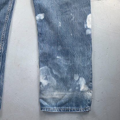 Levis 501 Vintage 80s USA XX Straight Leg Jeans Blue Light Wash 42x32 Act 40x31