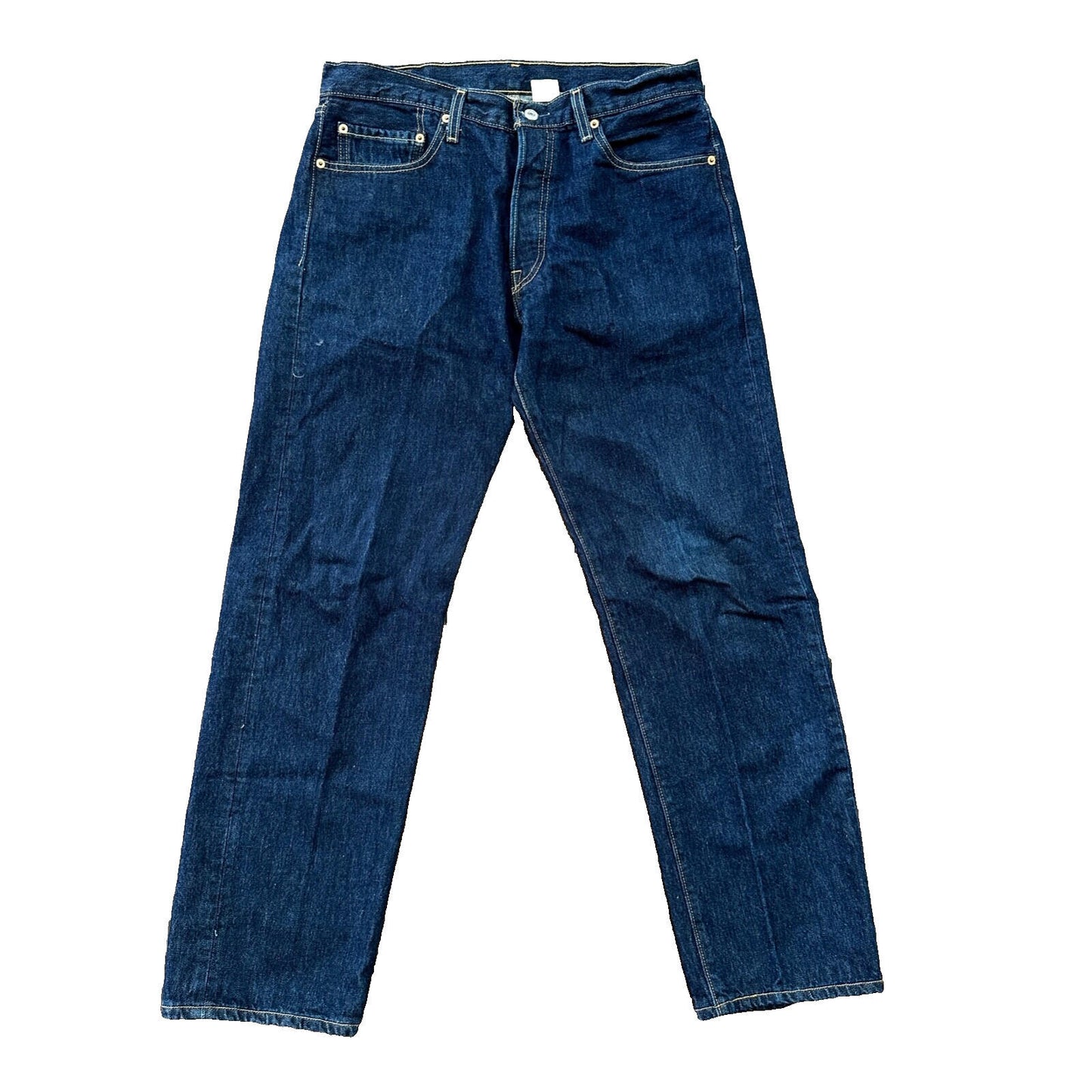 Levis 501 Vintage Y2K Straight Leg XX 2000s Jeans 34x32 Dark Wash Act 33x31