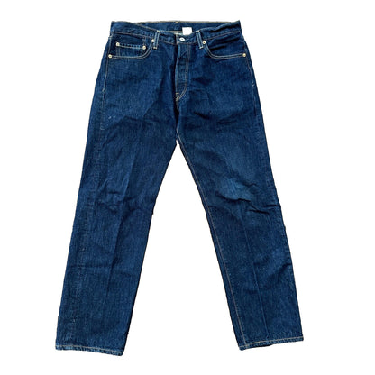Levis 501 Vintage Y2K Straight Leg XX 2000s Jeans 34x32 Dark Wash Act 33x31
