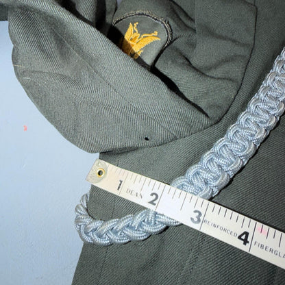 US Army Korean War Officer Suit 1950s Armored Hell Wheels Patch 37R VTG Jacket
