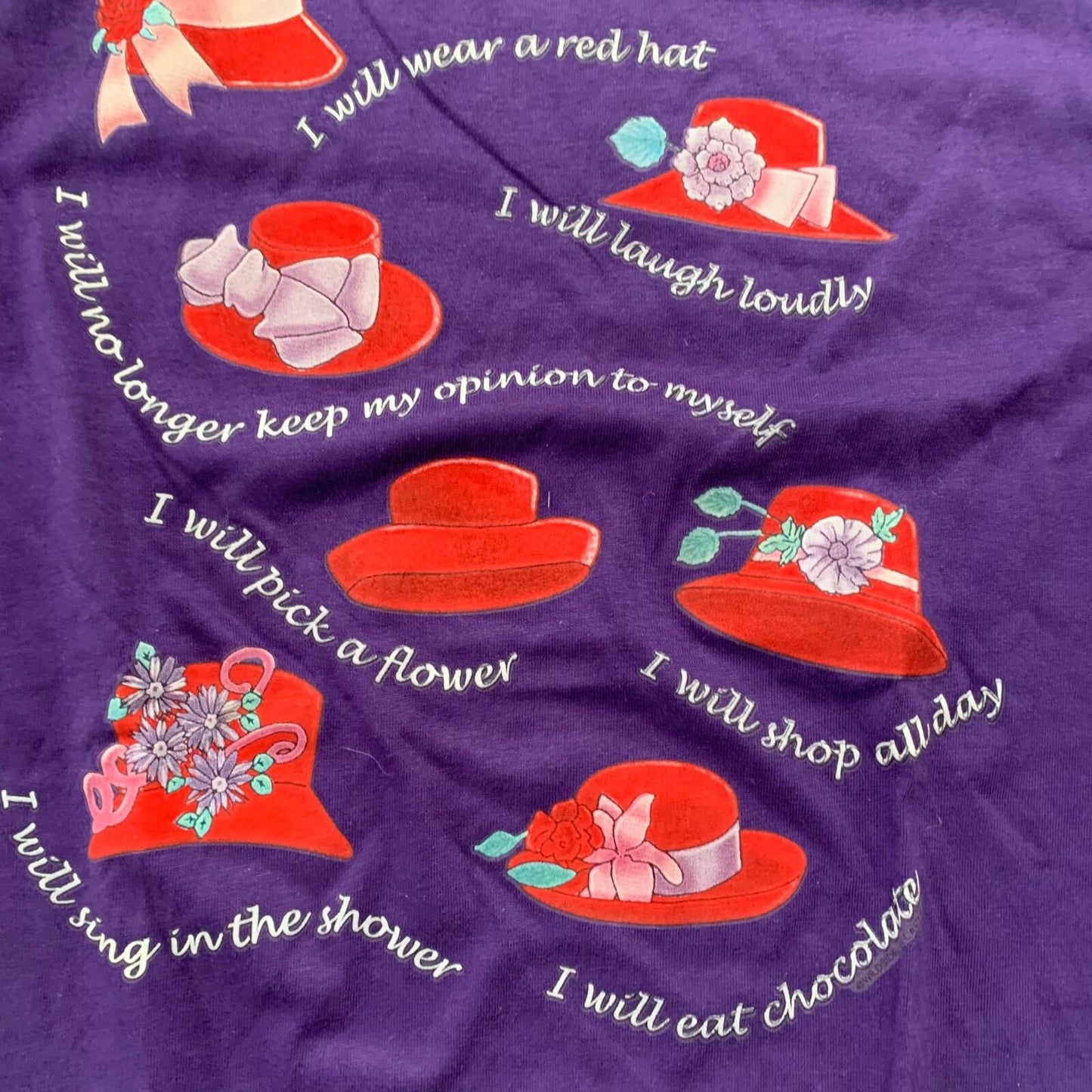 Wear Hat Vintage T Shirt Women Funny Hipster Cut Love Fashion 80s 90s Vibe Rap