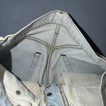 Levis 501 Vintage 80s Redline Selvedge USA XX Jeans Light Wash 28x29 Skinny