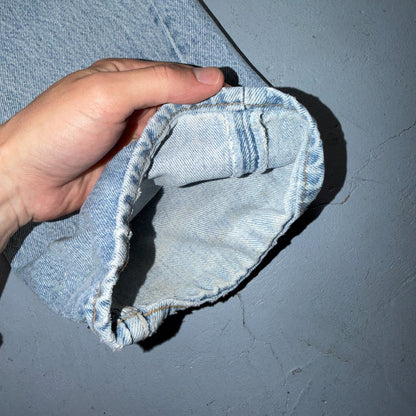 Levis 501 Vintage 80s USA XX Straight Leg Jeans Blue Light Wash 34x32 Act 32x31