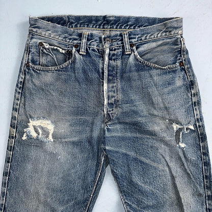 Levis 501 XX Big E Vintage 40s Redline Selvedge USA XX 1940s 50s Jeans 29x28