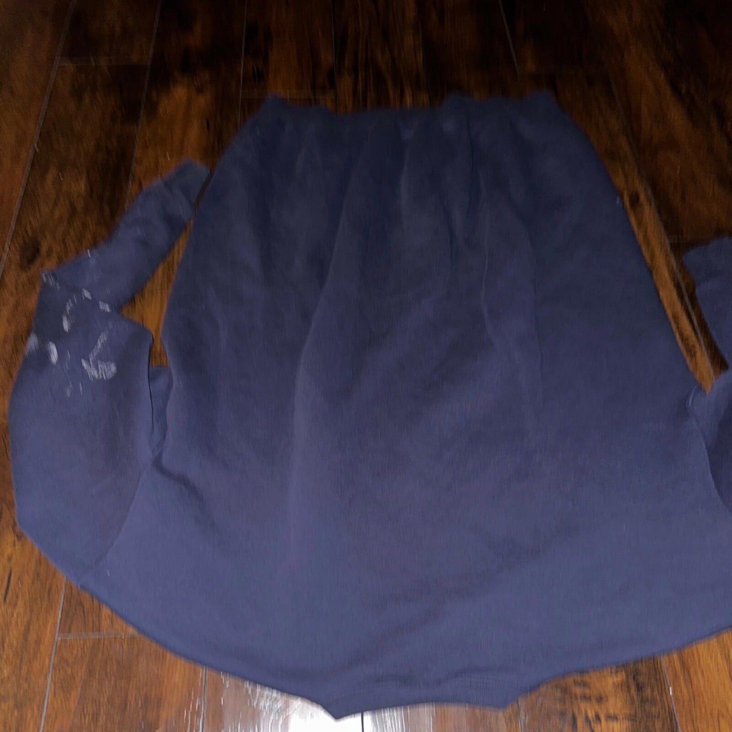 Navy Blue Sweatshirt Workout Crewneck 90s Y2K Vintage Gym Thrashed 2XL