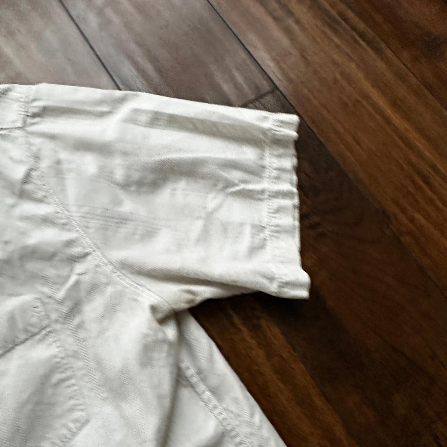 Harley Davidson Shirt Button Up XL Short Sleeve VTG Motorcycle White Silk