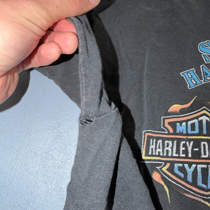 Harley Davidson Savannah Georgia Dealer T Shirt Motorcycle Biker VTG 1999 USA