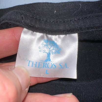 Poseidon Greece VTG T Shirt Black Greek God Fun Art Historical Figure Gym Strong