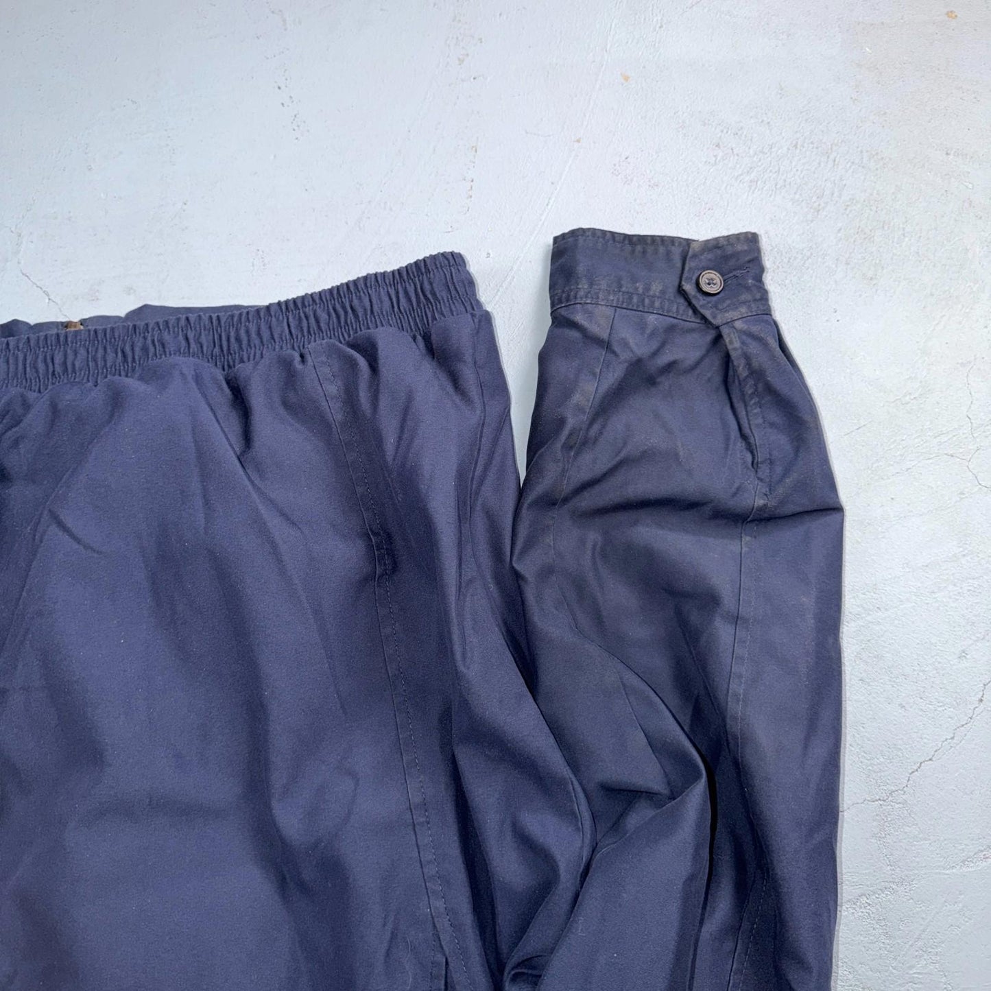 Polo Ralph Lauren Harrington Jacket Men M Solid Blue Striped Lined Y2K