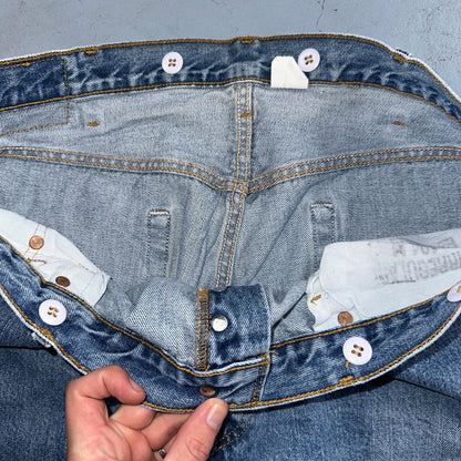 Levis 501 Vintage 90s XX Straight Leg Jeans Y2K Light Wash 40x30 Act 37x30