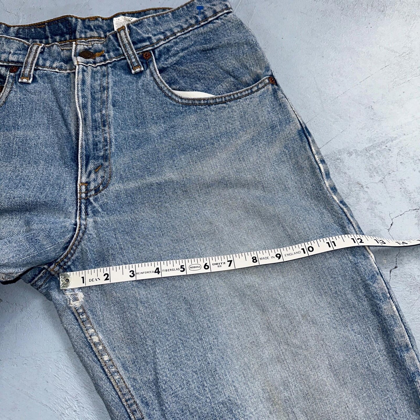 Levis 560 Vintage 90s Canada Red Tab Loose Fit Tapered Leg Blue Jeans 31x34