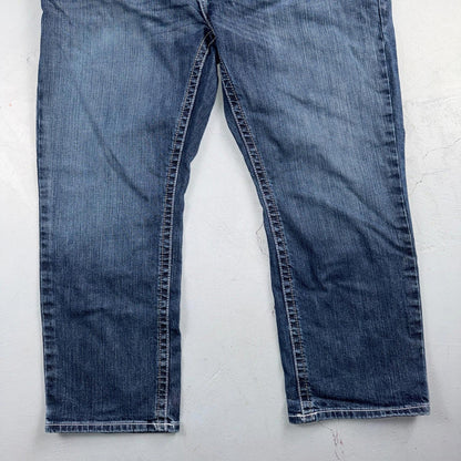 Ariat M7 Slim Straight Leg Jeans Mens 42x30 Blue Denim Pants Cowboy Western 42