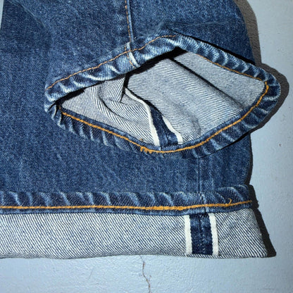 Levis 501 Vintage 80s Redline Selvedge USA XX Jeans Dark Wash 27x32 Act 24x28