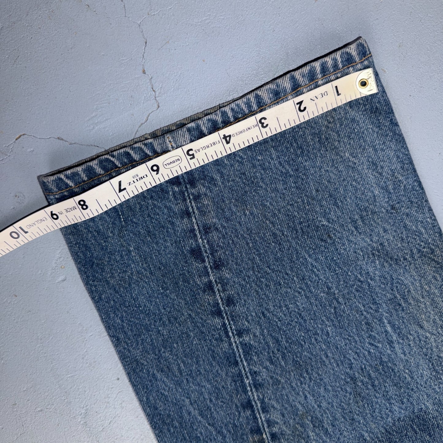 Levis 501 Vintage 80s USA XX Straight Leg Jeans Blue Light Wash 40x30 Act 37x28