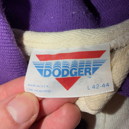 Vintage Kansas State Wildcats Crewneck Sweater Size Large Dodger Polo Rugby