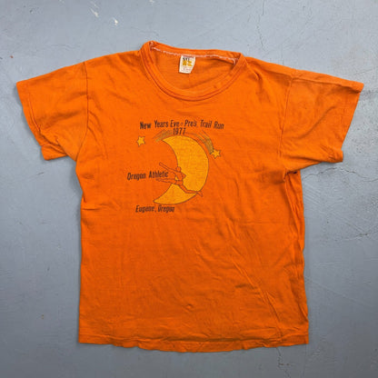 Prefontaine 1977 VTG T Shirt Pre Trail Run Nike Era Oregon Ducks Russell 70s