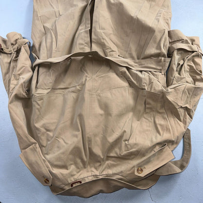 Paul Stuart Double Breasted Men’s Lined Trench Coat Sz 42 Beige Classic Jacket