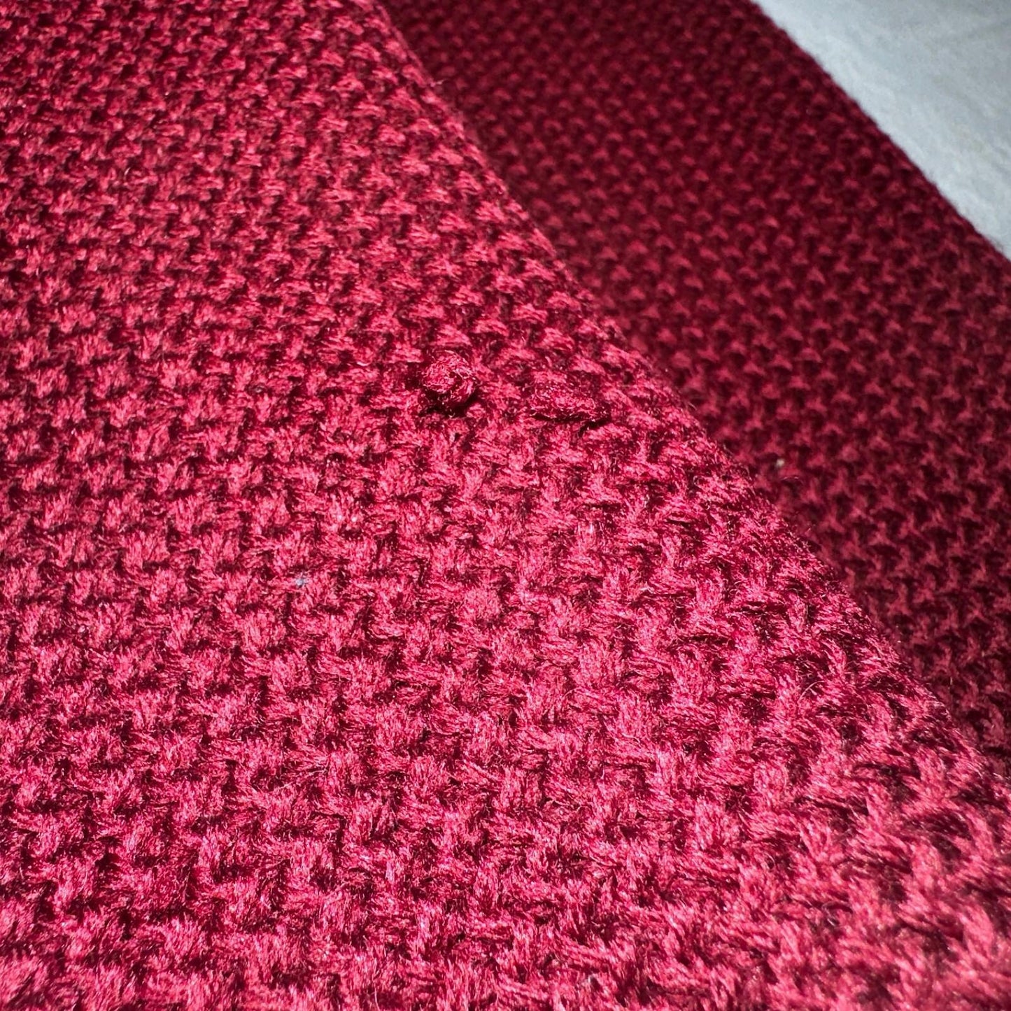 Meister Sweater M Women’s Wool Austria Pullover Red V Neck Vintage Cardigan 60s