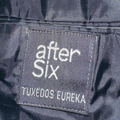 Vintage 60s After Six Mens 40R Prom Tuxedo Suit Rockabilly Jacket Black USA