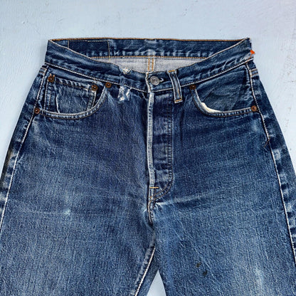 Levis 501 Big E Vintage 60s Redline Selvedge USA XX 1960s Jeans Skinny Act 26x23