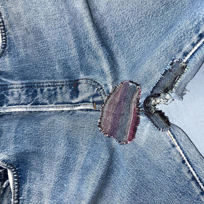 Levis 501 Vintage 80s Redline Selvedge USA XX Jeans Light Wash 1980s Act 29x28