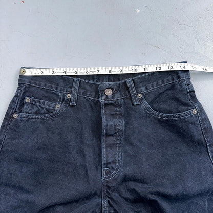 Levis 501 Vintage 90s Mexico Straight Leg Jeans 30x32 Y2K Dark Wash Act 29x31