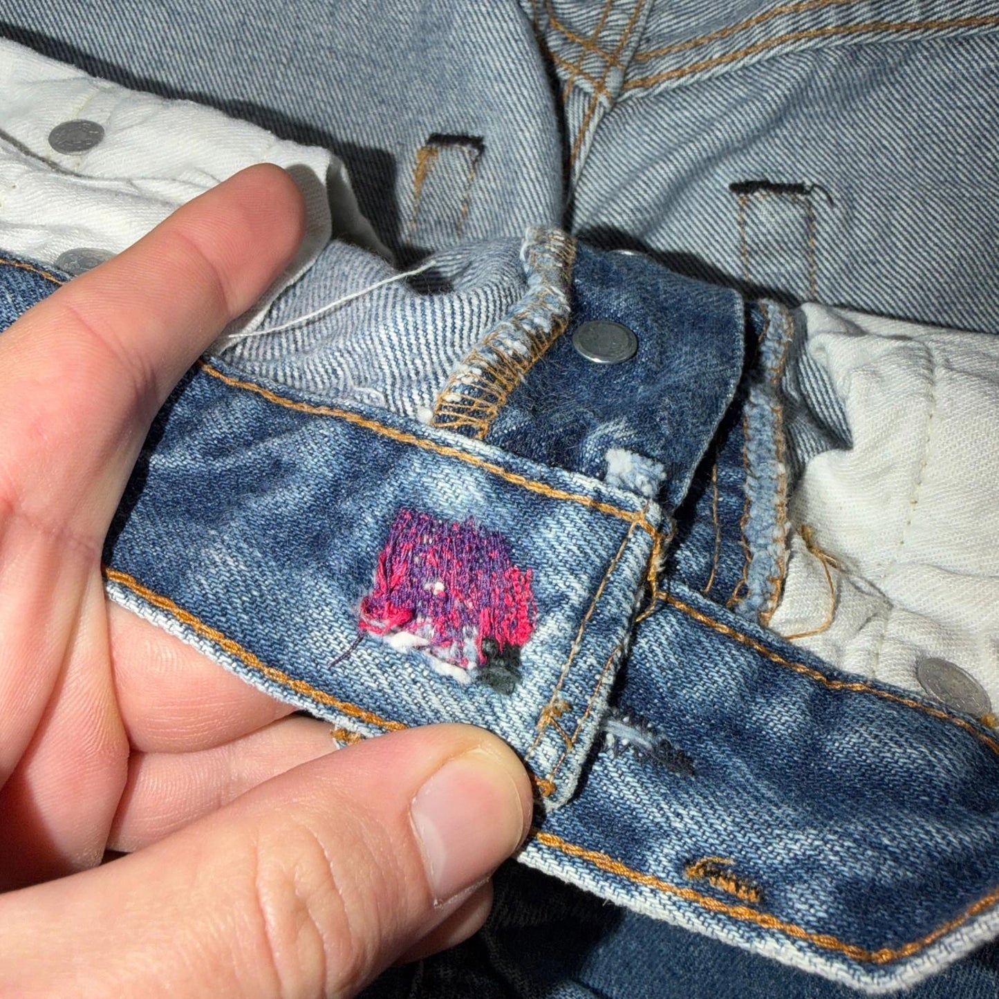 Levis 501 Vintage 80s Redline Selvedge USA XX Jeans Light Wash 32x36 Act 30x31