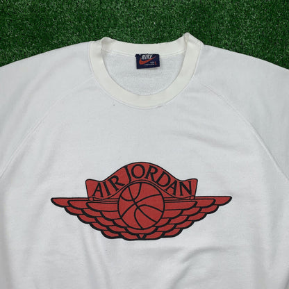 Nike Vintage Sweatshirt Mens T Shirt Jordan 1985 Wings Logo Japan Crewneck Bred