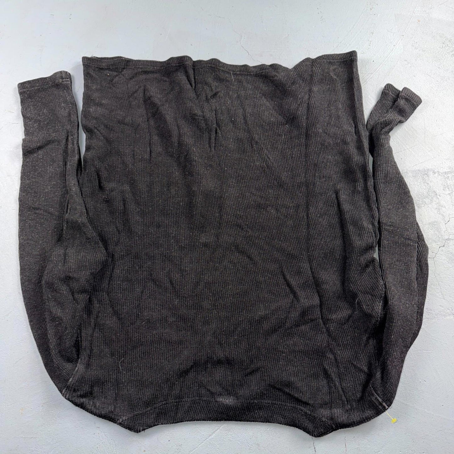Vintage CP Shades Black Velvet Rayon Long Sleeve Blouse Top Shirt Size M
