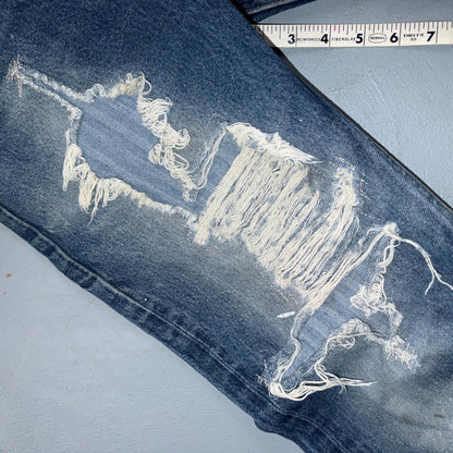 Levis 501 Vintage 90s USA XX Straight Leg Jeans Blue Thrashed 35x36 Act 33x32