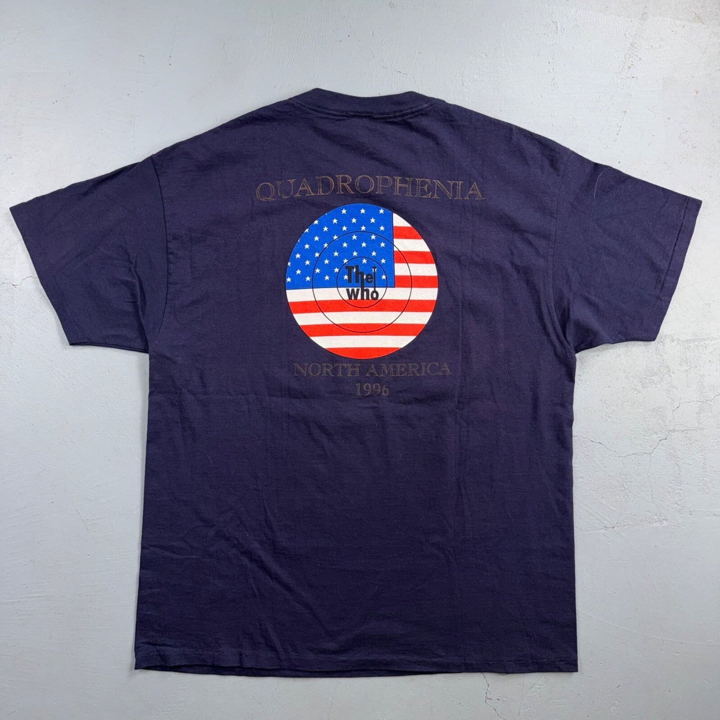 VTG The Who Quadrophenia A Way of Life World Tour 1996 Concert T Shirt XL Music