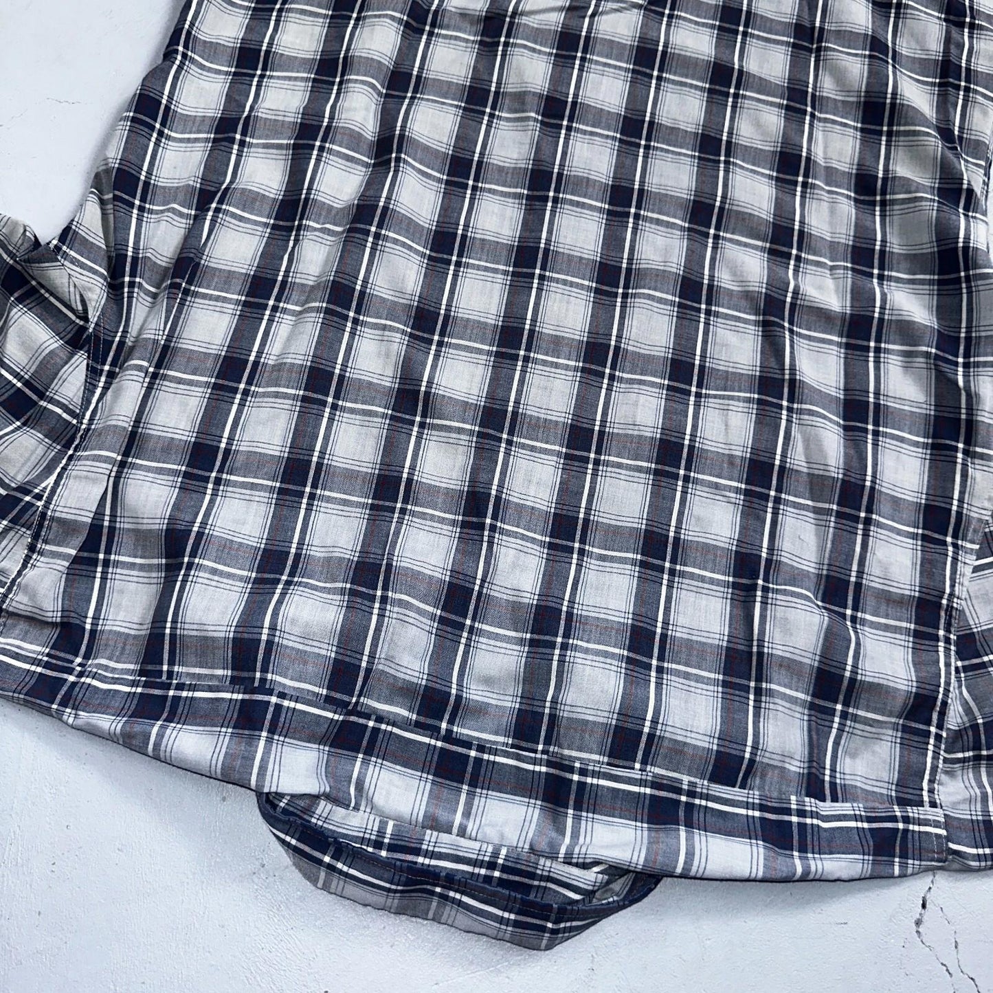 Levis VTG 1980s Pearl Snap Button Shirt Mens L Plaid 80s Cowboy Shirt Korea SS