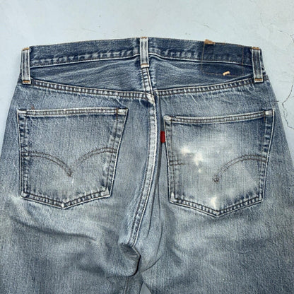 Levis 501 Vintage 70s SS Redline Selvedge USA XX Jeans Light Wash 32x28 Skinny
