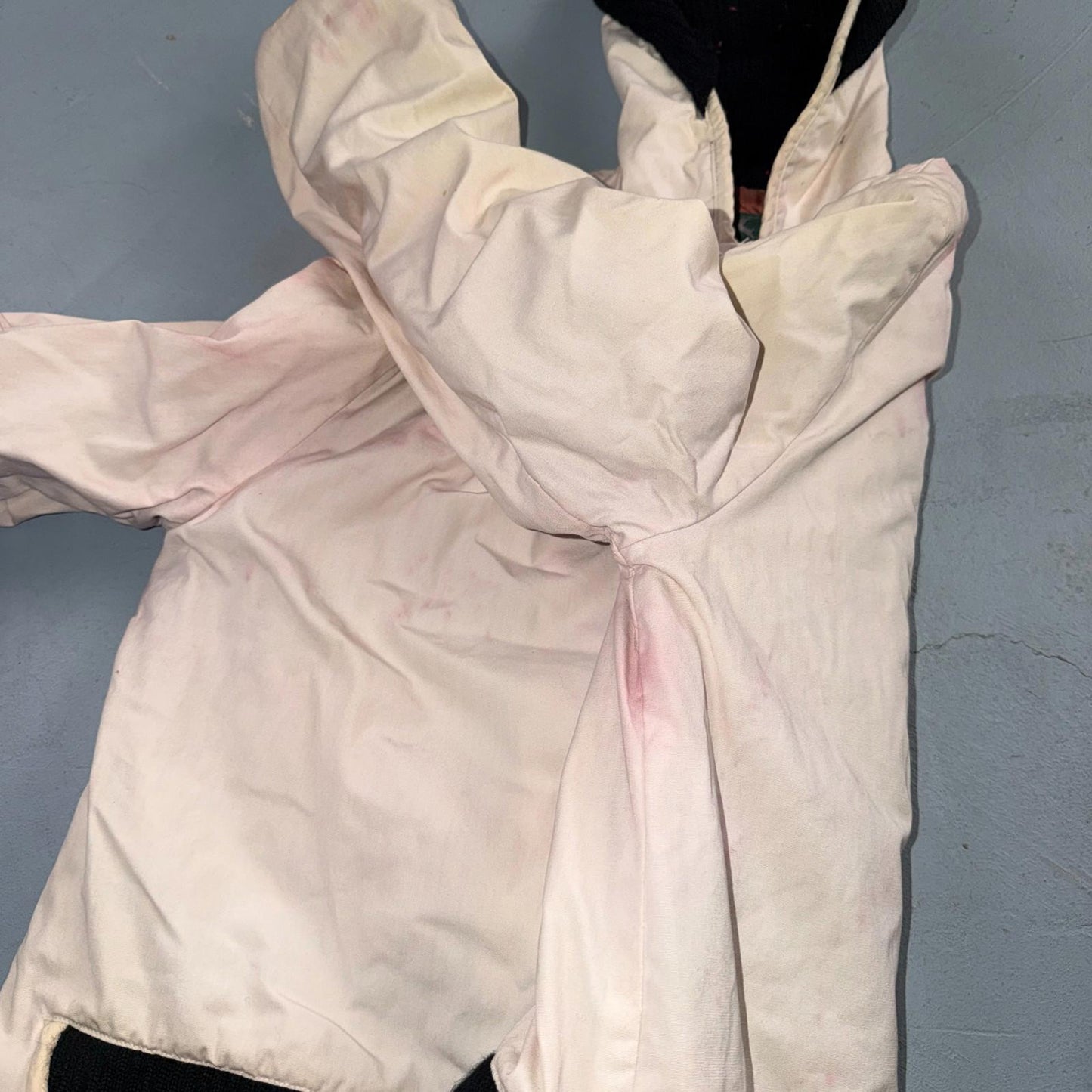 Vintage 50s White Stag Ski Jacket 1950s Rockabilly Stained Rare Puffer Quilt