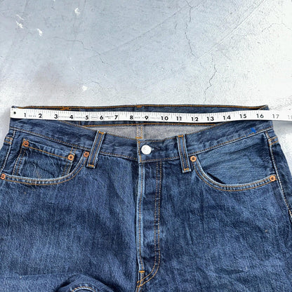 Levis 501 Vintage Y2K XX Straight Leg Jeans Blue Med Wash 34x32 Act 33x29