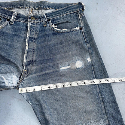 Levis 501 Big E Vintage 60s Redline Selvedge USA XX 1960s Jeans 66 Act 34x28